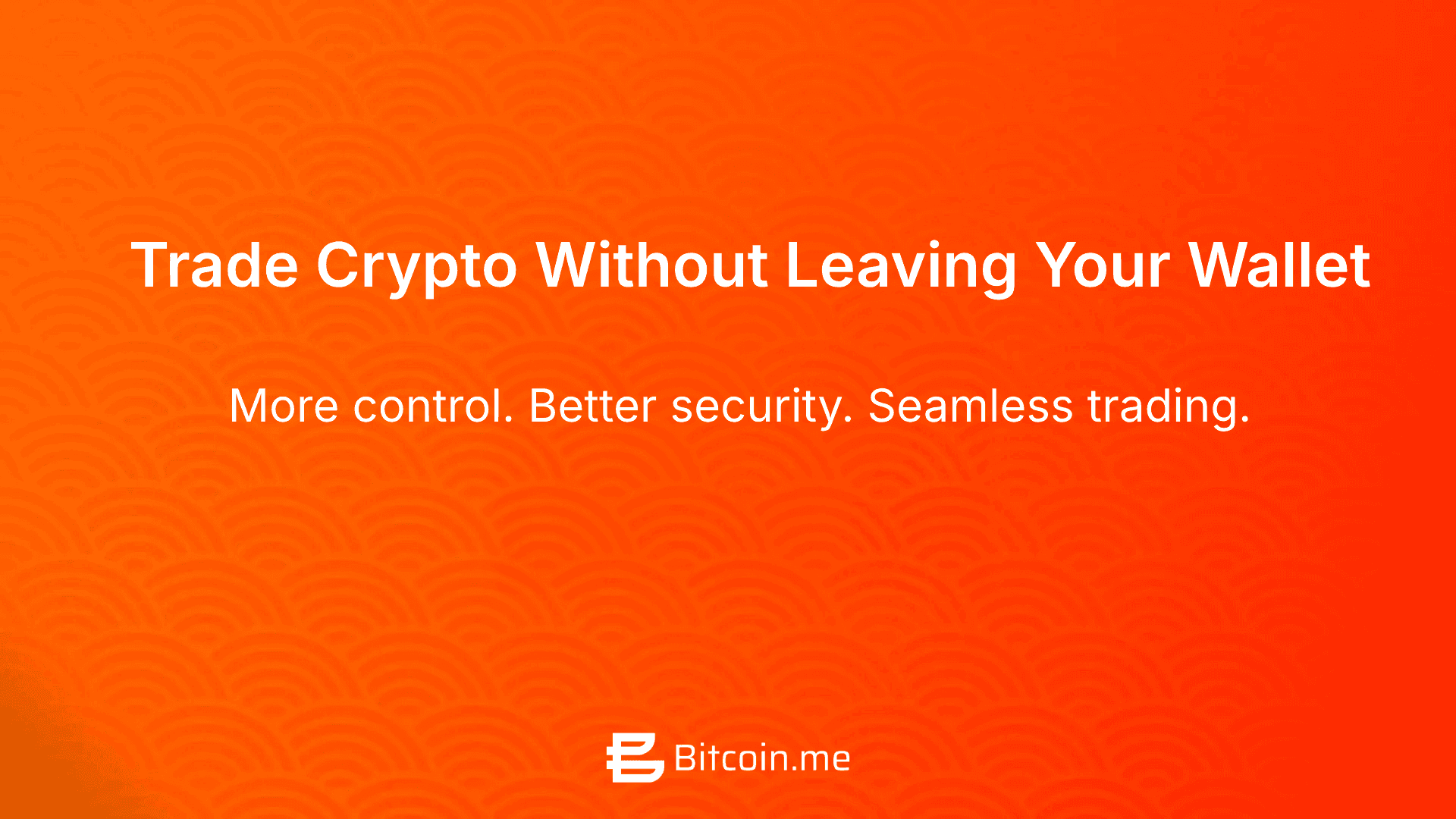 Trade crypto without leaving your wallet